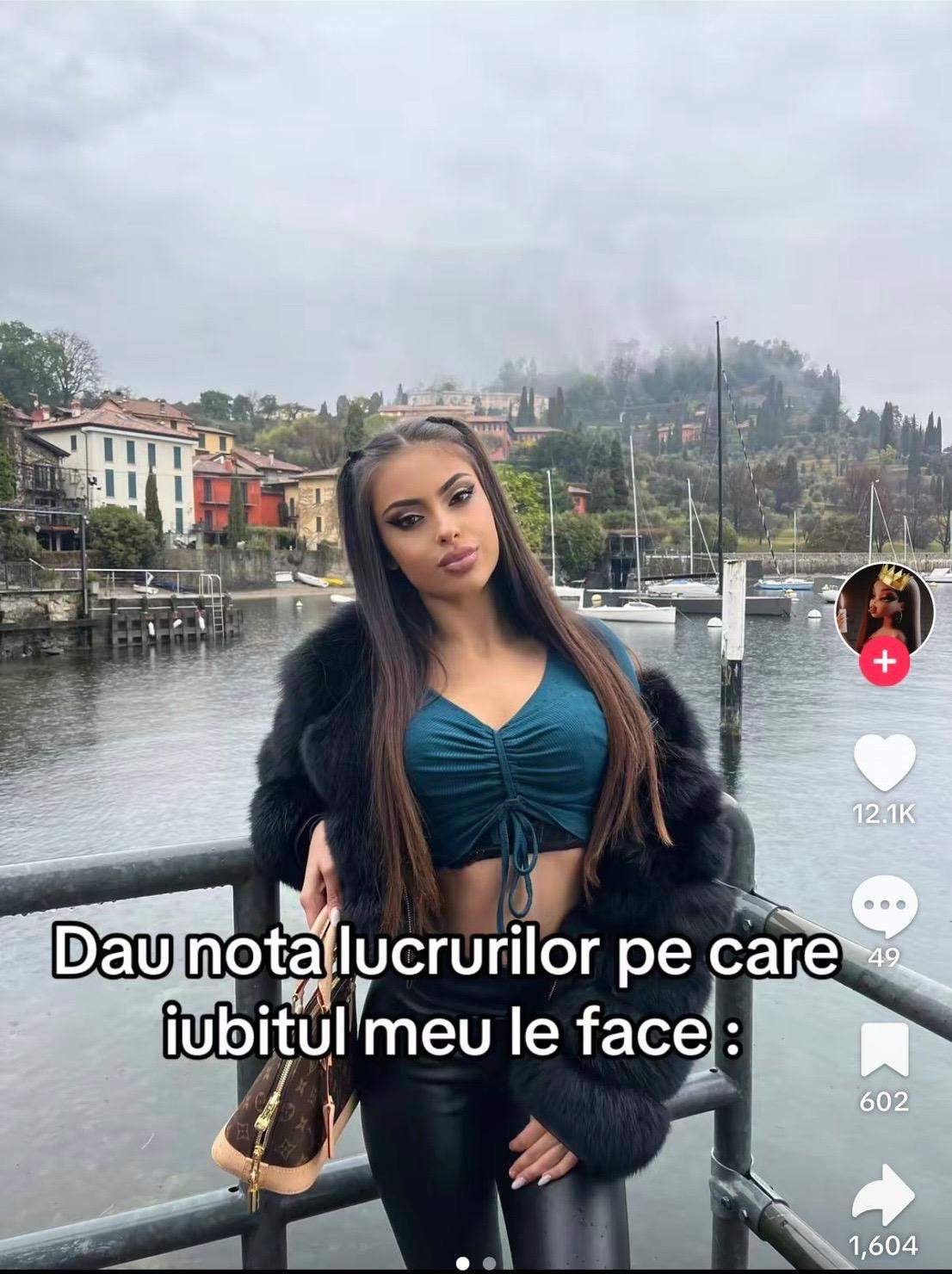 Iubita lui Vlad Obu, trend pe TikTok