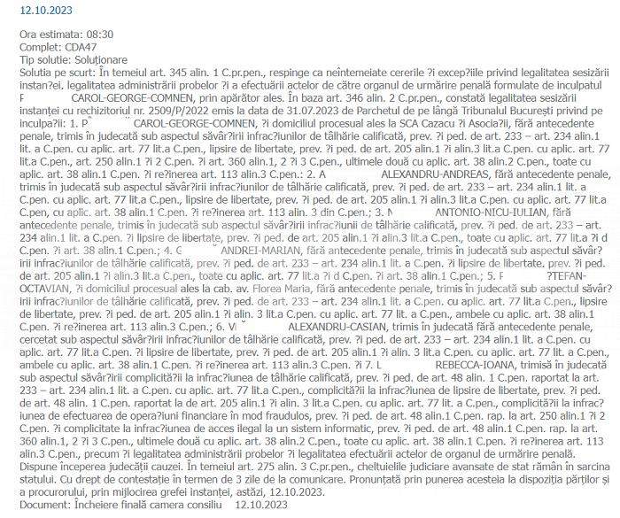 Prietena „oxicomană” a lui Vlad Pascu - decizie neașteptată în dosarul de răpire / Judecătorul a renunțat la caz