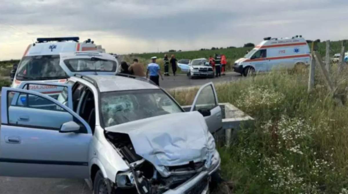 Imagine de la accidentul din Argeș