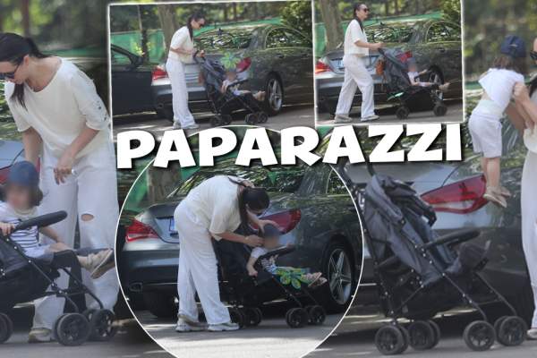 Cât de bine îi șade Magdei Pălimariu în rolul de mămică! Imagini savuroase cu fosta prezentatoare TV, alături de micuțul Aksel! / PAPARAZZI