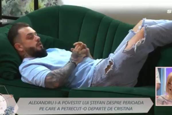 Mireasa – Capriciile Iubirii. Cât de greu i-a fost lui Alexandru să stea departe de Cristina! Concurentul a făcut declarații surprinzătoare: ”E groaznic” / VIDEO