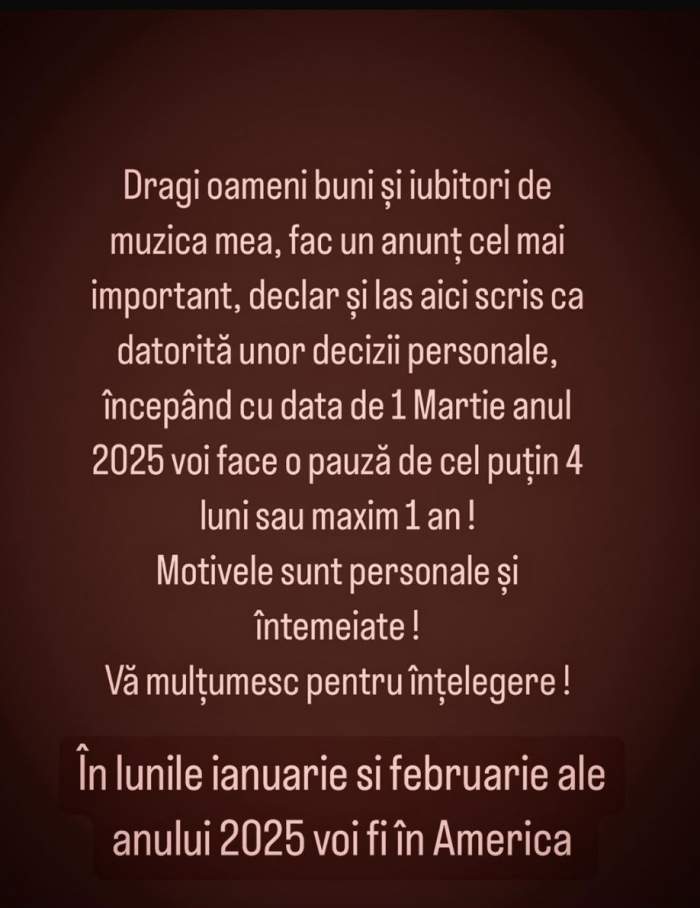 Artistul din top 10 YouTube România care renunță la muzică în plină glorie. Ce motive are să nu mai pună mâna pe microfon