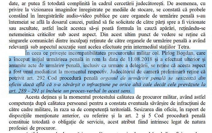 Cum au încercat șefii Jandarmeriei să-l „ardă” pe procurorul din „Dosarul 10 august” / Documente exclusive