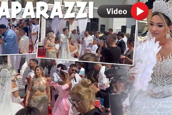 Zi mare în familia lui Adrian Minune! Adriana Simionescu, fata cea mică, se mărită cu alesul inimii. Ținută de gală pentru mireasă