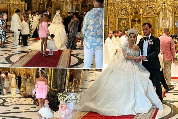 Ce nu s-a văzut la nunta fiicei lui Adrian Minune. Ce a pățit mireasa chiar în cea mai importantă zi din viața ei