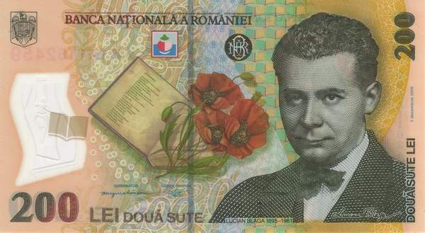 bancnota 200 de lei