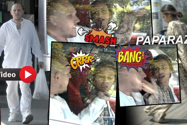 What's UP și soția, comportament bizar în trafic! Au ajuns să își dea și palme / Video paparazzi