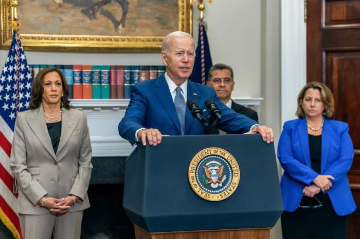 Joe Biden în timpul unui discurs