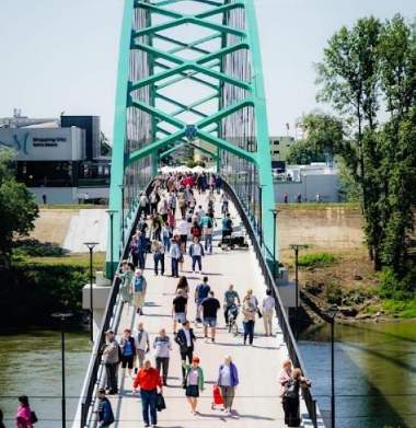 Poză pasajul din Satu Mare