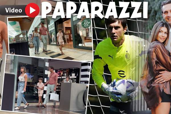 Imagini rare cu Ciprian Tătărușanu și familia lui! Venit în secret în România, fotbalistul și-a răsfățat copiii și soția / Video paparazzi