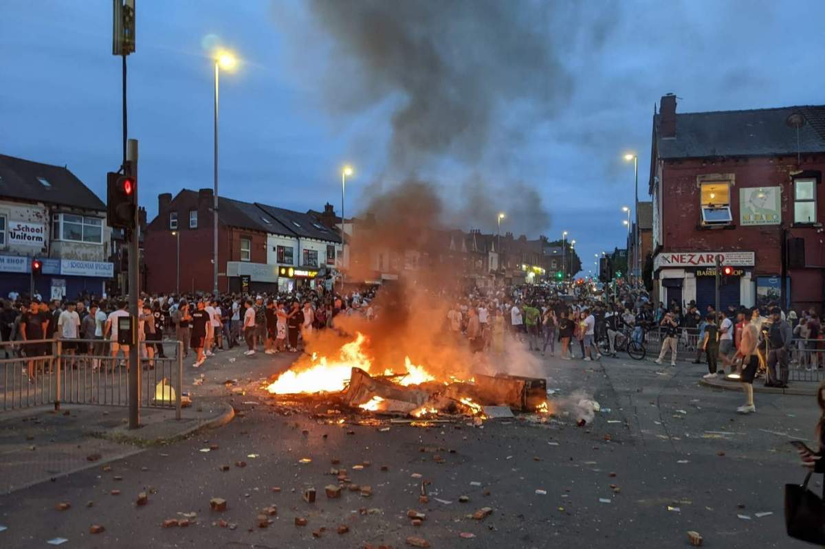 incendiu în Leeds