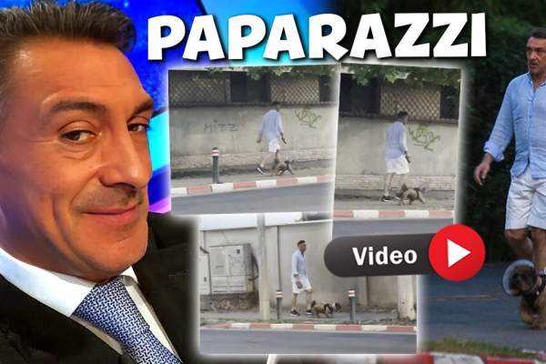 Ilie Dumitrescu ar putea să predea lecții de fashion și eleganță, iar bărbații ar trebui să ia notițe! Fostul fotbalist și-a plimbat câinele în mare stil! / PAPARAZZI