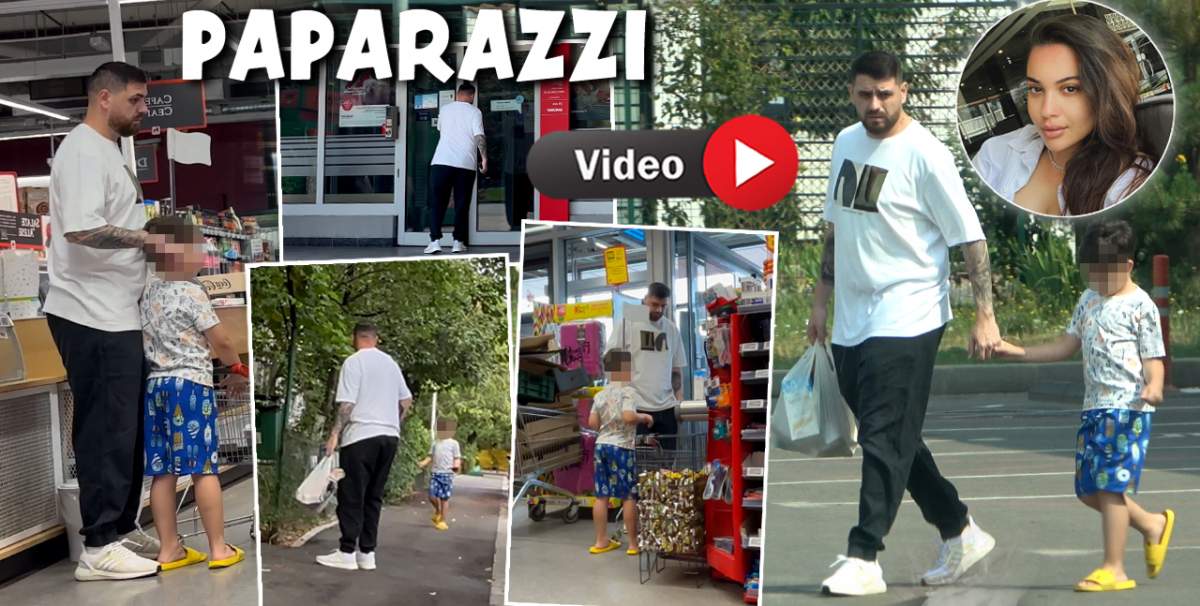 Cătălin Vișănescu, soțul lui Betty, un tătic grijuliu! Primele imagini cu el și fiul lor, după despărțirea de vedetă! Video paparazzi