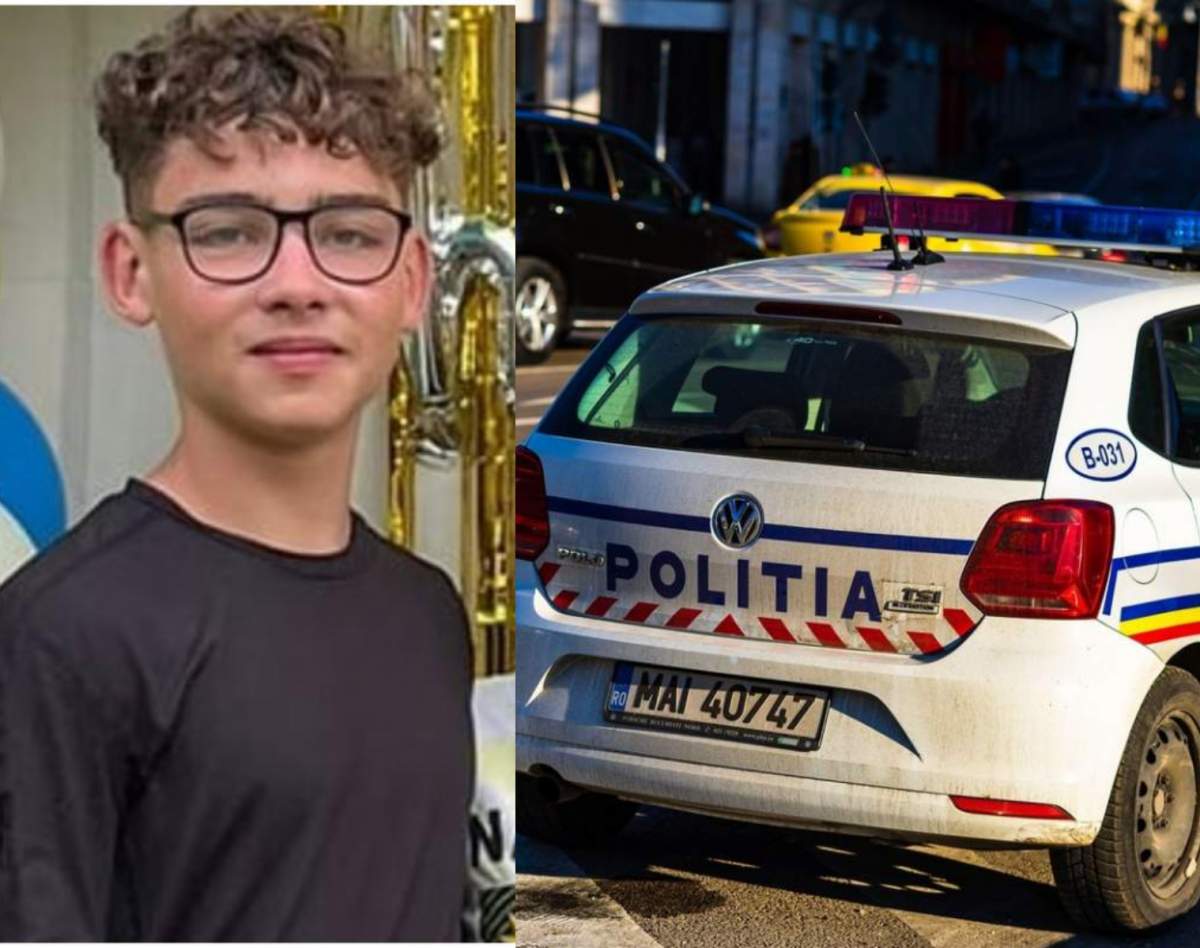 copil disparut, masina de politie