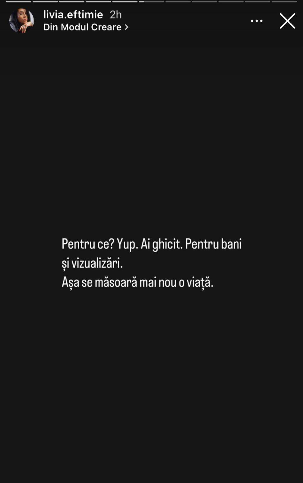 Livia, fosta soție a lui Cătălin Bordea, un nou mesaj după ce a fost pusă la zid: „Ar fi de râs dacă n-ar fi de plâns”