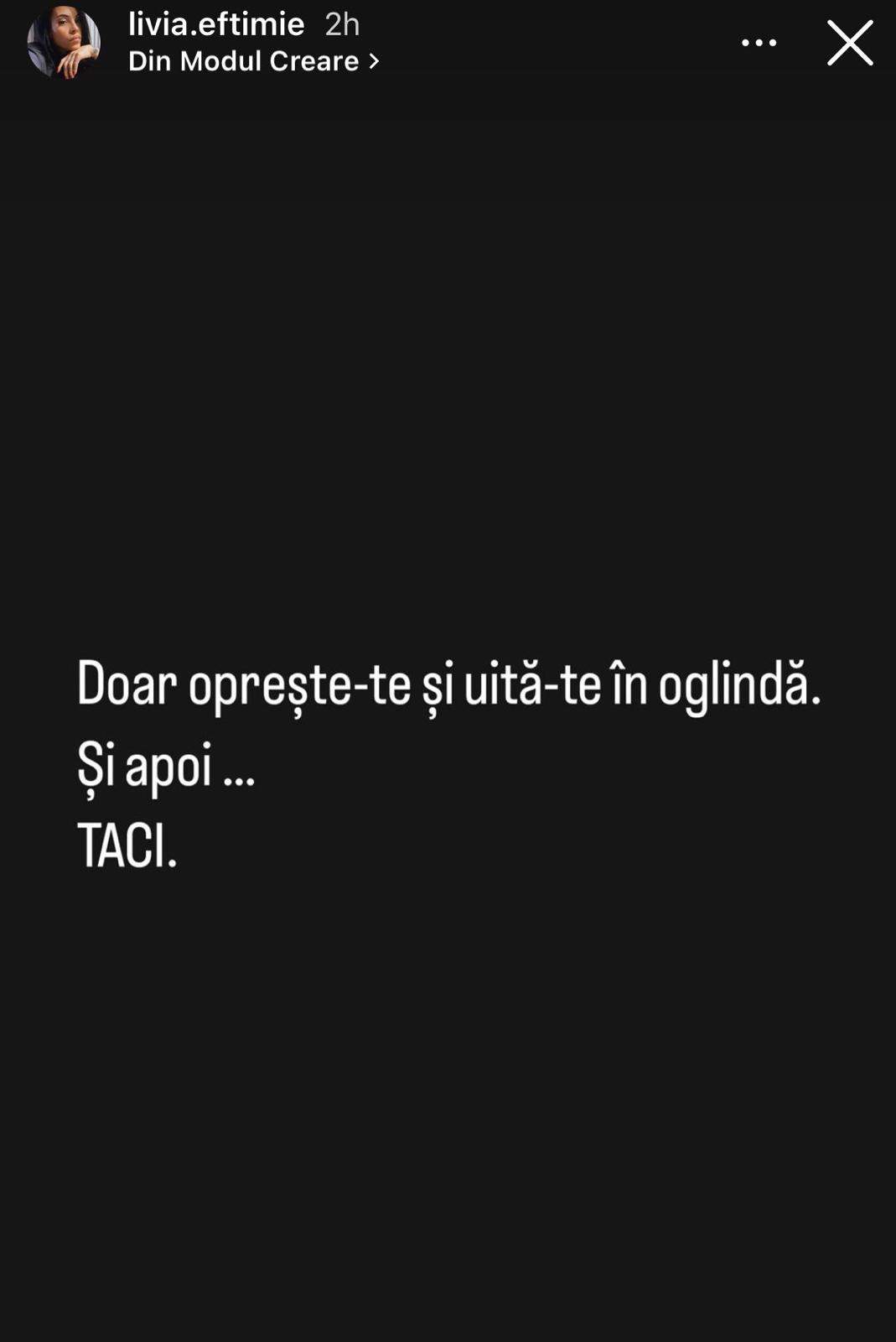 Livia, fosta soție a lui Cătălin Bordea, un nou mesaj după ce a fost pusă la zid: „Ar fi de râs dacă n-ar fi de plâns”