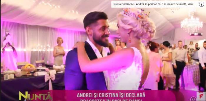 Cristina și Andrei Rotaru de la Insula iubirii, imagini din ziua nunții. Cei doi s-au căsătorit religios în vara lui 2017 | FOTO