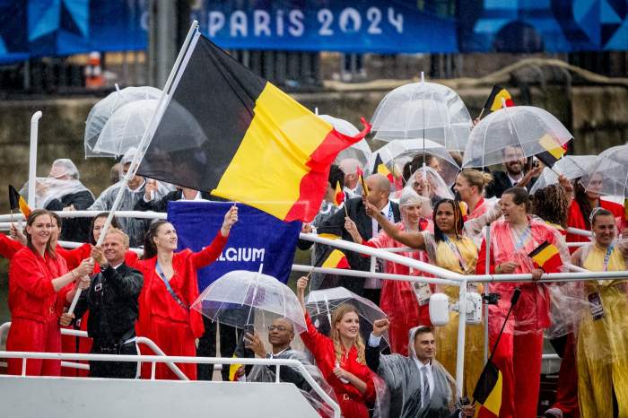 Imagine de la ceremonia de deschidere a Jocuurilor Olimpice 2024