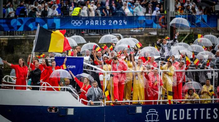 Imagine de la ceremonia de deschidere a Jocuurilor Olimpice 2024