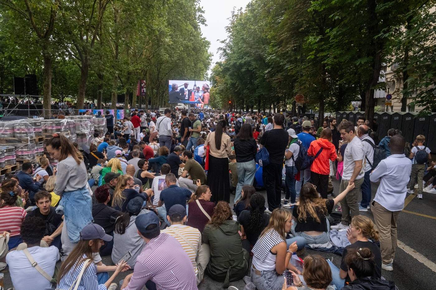 Imagine de la ceremonia de deschidere a Jocuurilor Olimpice 2024