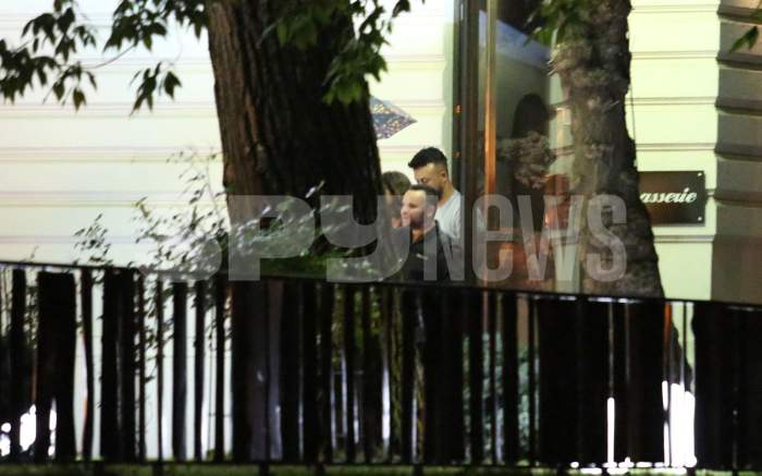 Ce au făcut Gabi Bădălău, Ramona Gabor și Irina Columbeanu după ce au luat masa împreună, la restaurant. Cei trei au plecat împreună de la local / PAPARAZZI