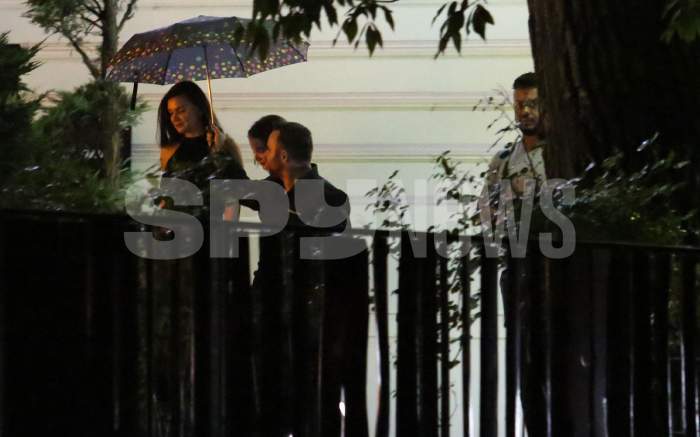 Ce au făcut Gabi Bădălău, Ramona Gabor și Irina Columbeanu după ce au luat masa împreună, la restaurant. Cei trei au plecat împreună de la local / PAPARAZZI