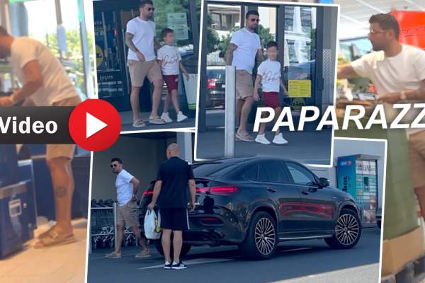 Adi Mutu, preocupat de negocierile pentru a deveni selecţioner, a comis-o la magazin! A uitat copilul / VIDEO EXCLUSIV