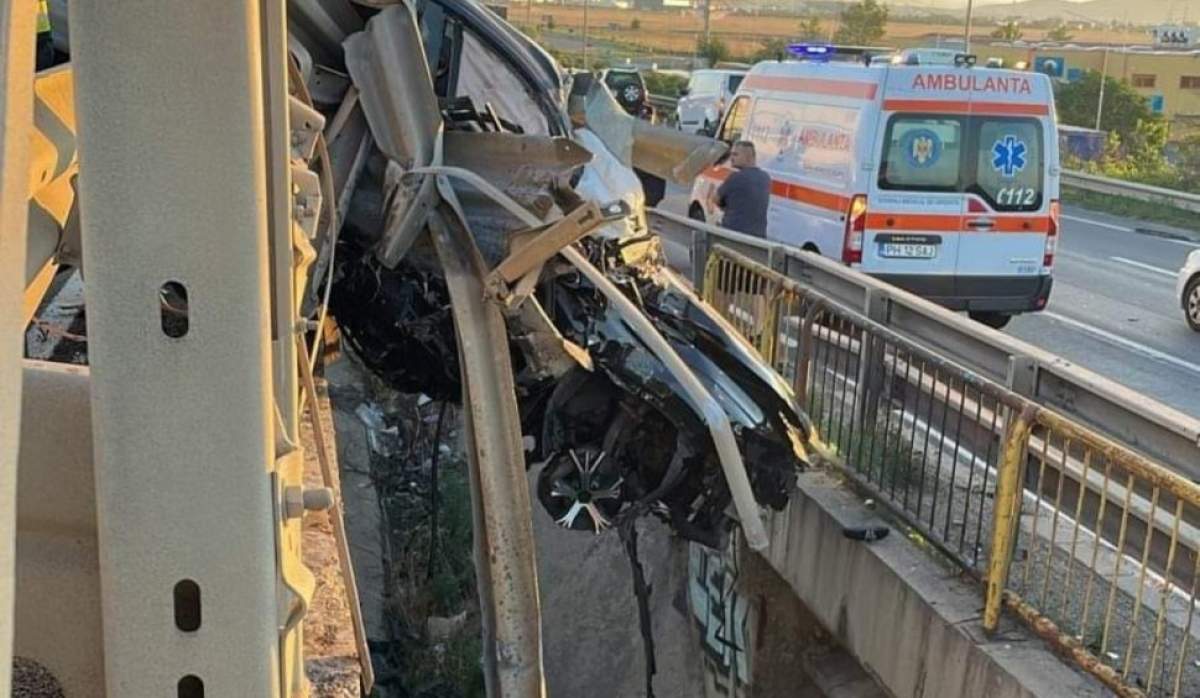 Bărbatul mort avea 42 de ani. imagine de la locul accidentului