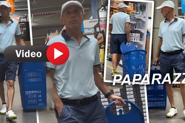 Mugur Mihăescu nu se dă în lături de la treburile gospodărești! Ce ținută nonconformistă a ales pentru a face cumpărăturile / PAPARAZZI