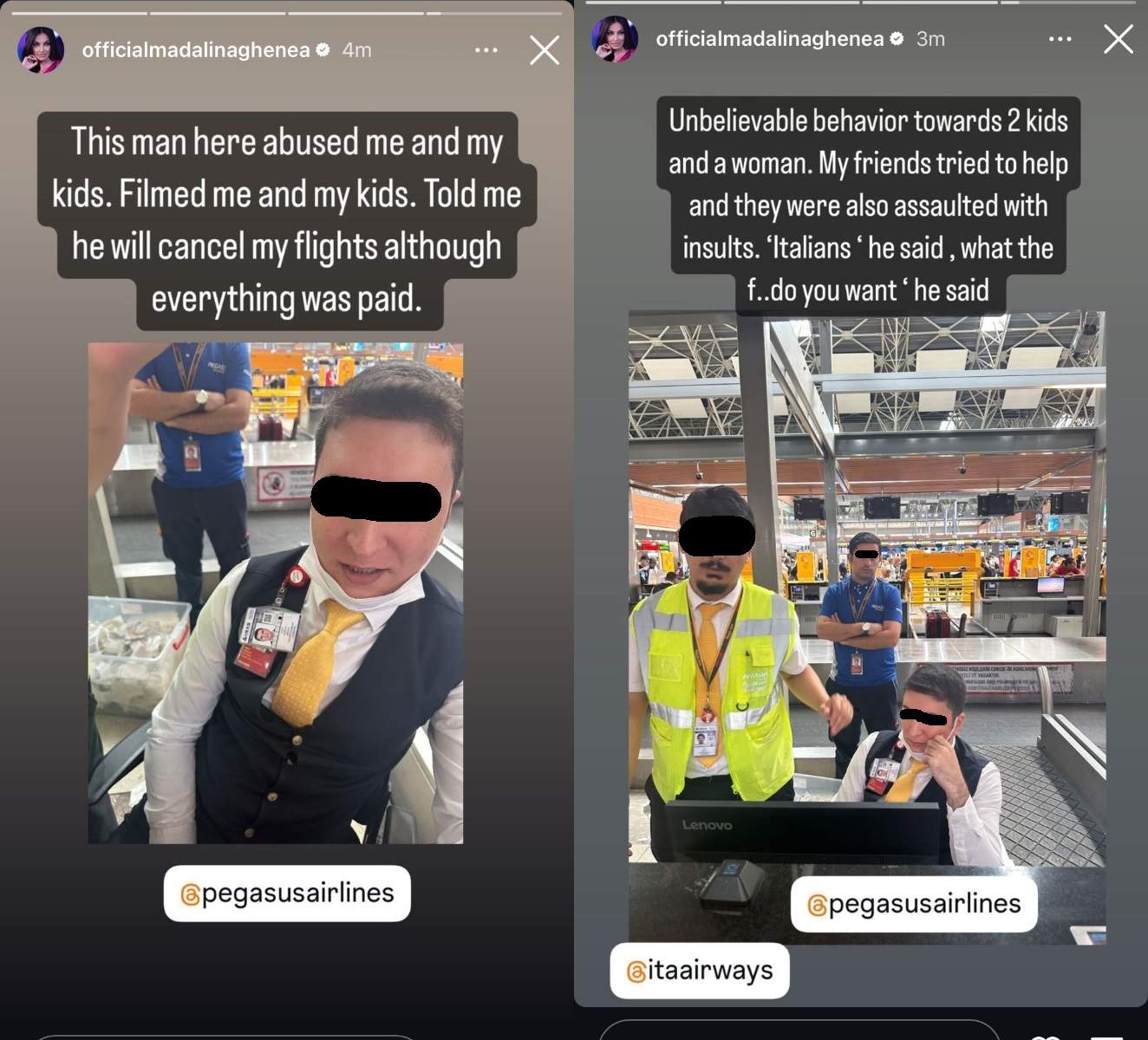 Mădălina Ghenea, amenințată în aeroport! Frumoasa actriță susține că un angajat al companiei cu care urma să zboare a avut un comportament total nepotrivit