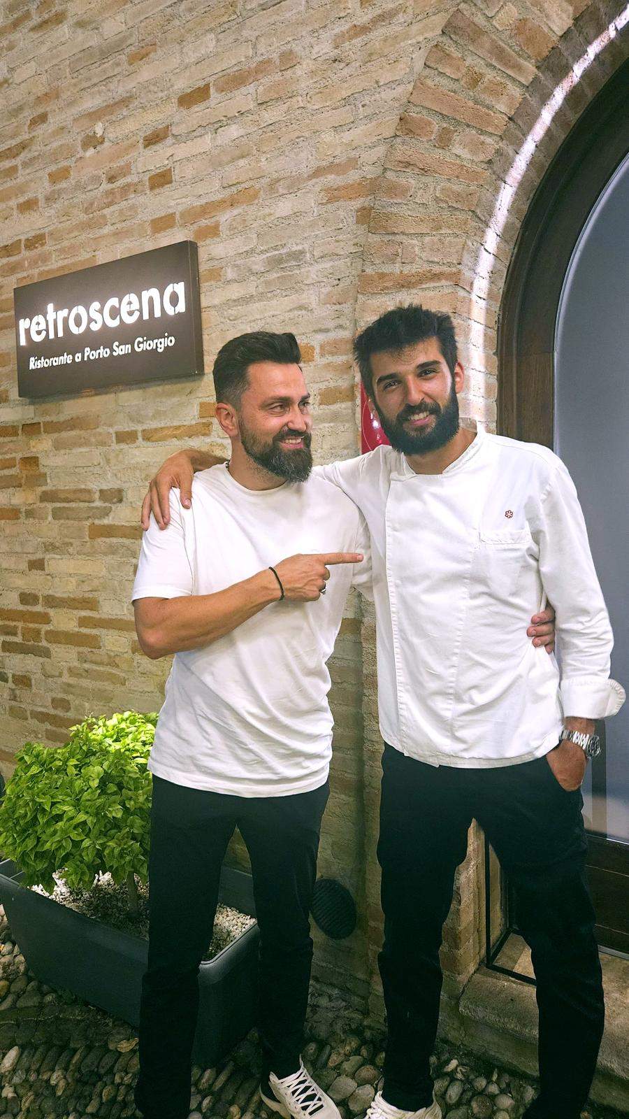 Chef Orlando Zaharia, vizită surpriză în Porto San Giorgio, la Chef Richard Abou Zaki: ”Nu îl anunțasem că vin, a fost o întâlnire neplanificată care va rămâne de poveste”