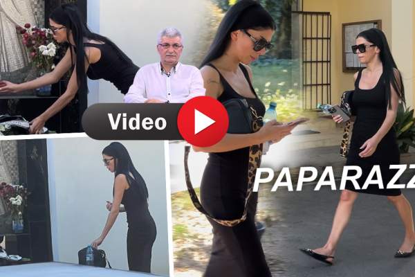Imagini sfâșietoare cu nepoata lui Silviu Prigoană, la mormântul bunicului ei! Cristina Prigoană, îndurerată, după ce bătrânul ar fi fost îngropat fără știrea familiei | PAPARAZZI