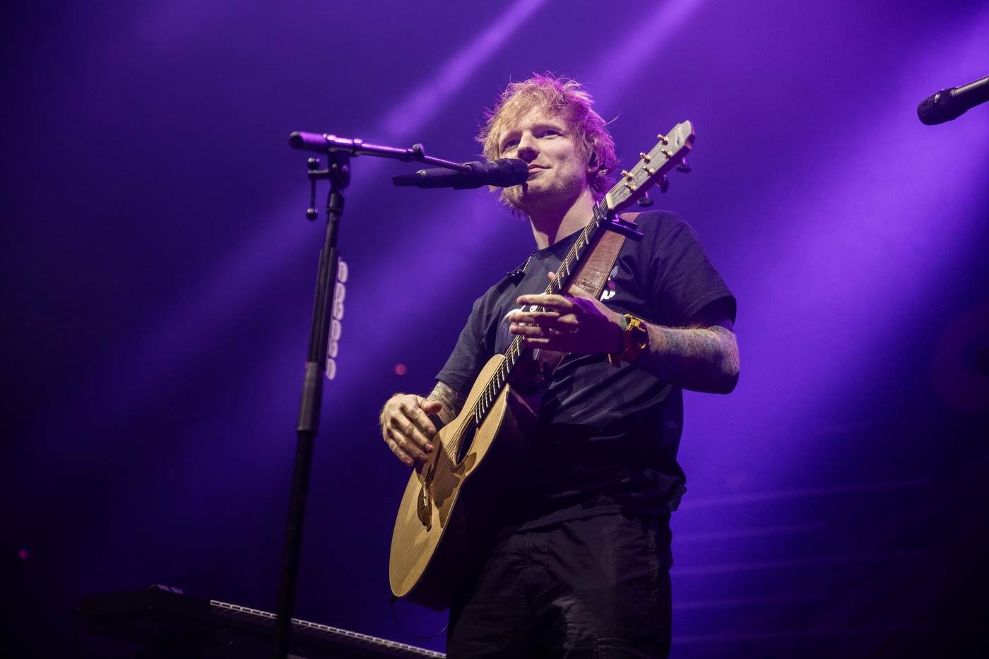 Ed Sheeran pe scenă