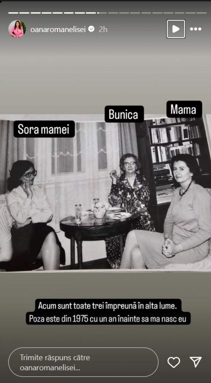 Oana Roman, imagini de colecție cu mama ei: „Așa să ne-o amintim: frumoasă și veselă”. Au trecut șase luni de la moartea Mioarei Roman / FOTO