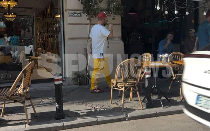 Lecție de combinat de la Macanache! Corect se stinge cocktail-ul cu o bere! Imaginile momentului cu celebrul rapper / PAPARAZZI