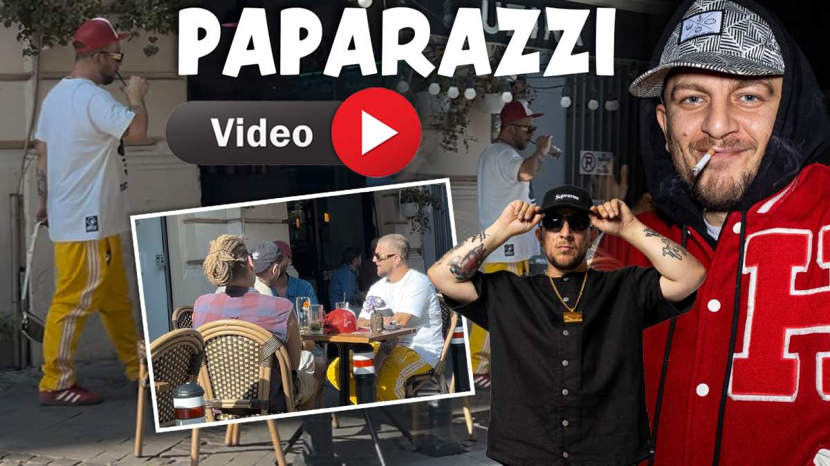 Lecție de combinat de la Macanache! Corect se stinge cocktail-ul cu o bere! Imaginile momentului cu celebrul rapper / PAPARAZZI