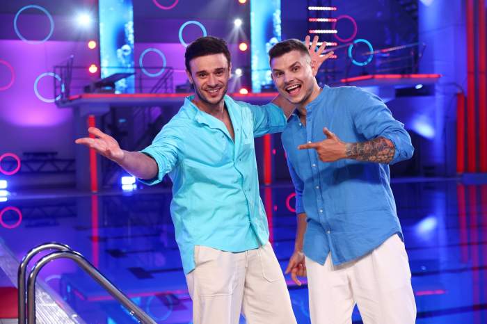 Dima Trofim și Dima Melnic, săritură în tandem la Splash! Vedete la Apă. Dima Trofim: ,,Să nu te prind că începi să mă încurajezi, că nu ajută!”