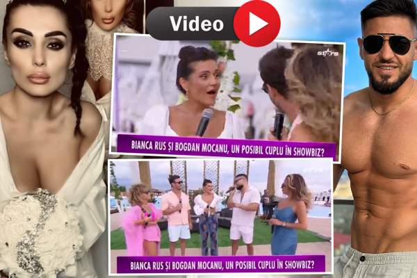 Se încinge showbiz-ul! Bogdan Mocanu și Bianca Rus, un nou cuplu? Cine a încercat să le facă lipeala în direct