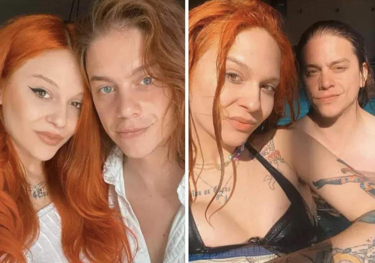 Colaj două poze cu Marilu Dobrescu și Iustin Petrescu Colaj Marilu Dobrescu și Iustin Petrescu