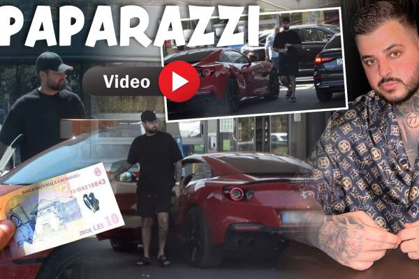 Și-a facut fenta cu bolidul de 200 de mii de euro, dar a uitat să lase 10 lei la pompă! Adrian Mititelu Jr, certat și cu bunul simt, și cu regulile de circulație / PAPARAZZI