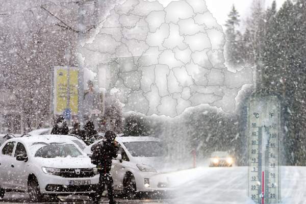 Încep ninsorile în România, din acest weekend! Meteorologii au transmis informații de ultim moment