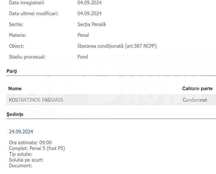 „Fiara din Balcani”, mutare neașteptată, ca să scape din pușcărie / Konstantinos Passaris nu se lasă