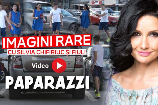 Imagini rare cu Silvia Chifiriuc şi fiul! Cum i-au surprins paparazzii Spynews.ro pe cei doi | PAPARAZZI