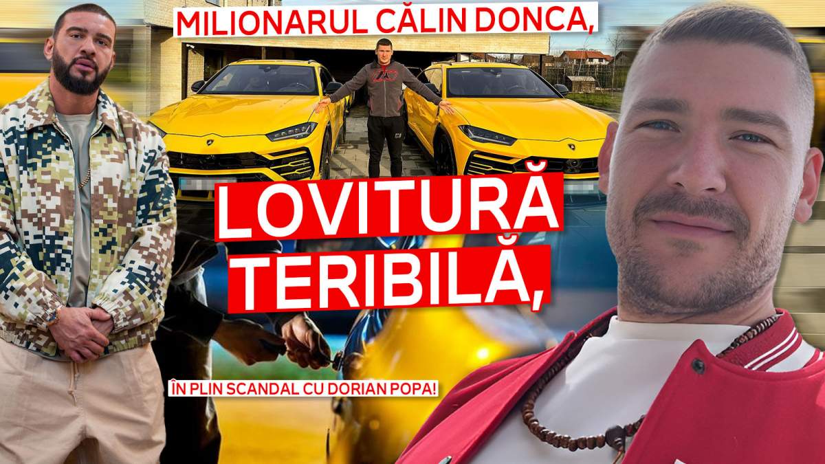 Milionarul Călin Donca, lovitură teribilă, în plin scandal cu Dorian Popa / I-a dispărut bolidul de 300.000 de euro!