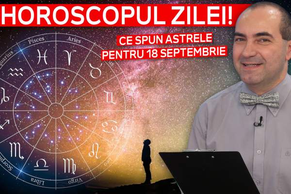 Horoscop miercuri, 18 septembrie 2024: Scorpionii ar putea primi o mână de ajutor la momentul potrivit sau un sfat