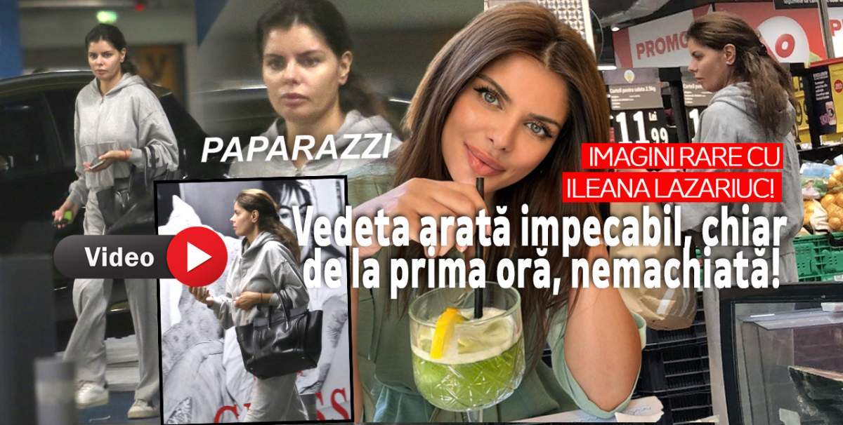 Imagini rare cu Ileana Lazariuc! Vedeta arată impecabil, chiar de la prima oră, nemachiată! Cum sunt dimineţile pentru aceasta | PAPARAZZI