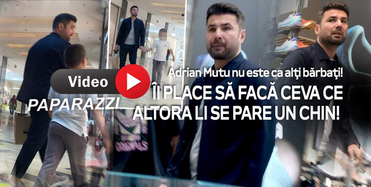 Adrian Mutu nu este ca alți bărbați! Îi place să facă ceva ce altora li se pare un chin! A fost filmat de paparazzi în plină acțiune / PAPARAZZI