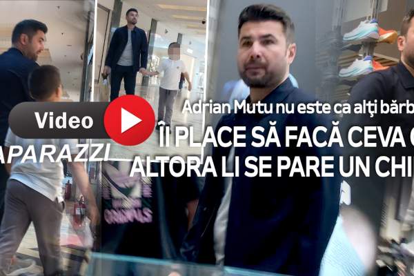 Adrian Mutu nu este ca alți bărbați! Îi place să facă ceva ce altora li se pare un chin! A fost filmat de paparazzi în plină acțiune / PAPARAZZI