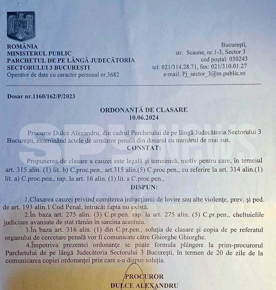 Liderul polițiștilor acuzați de tortură, declarat nevinovat / Documente exclusive din dosarul scandalului din Tribunalul București