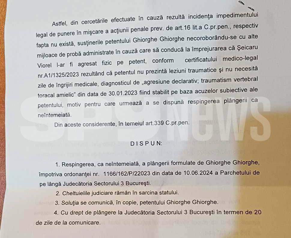 Liderul polițiștilor acuzați de tortură, declarat nevinovat / Documente exclusive din dosarul scandalului din Tribunalul București